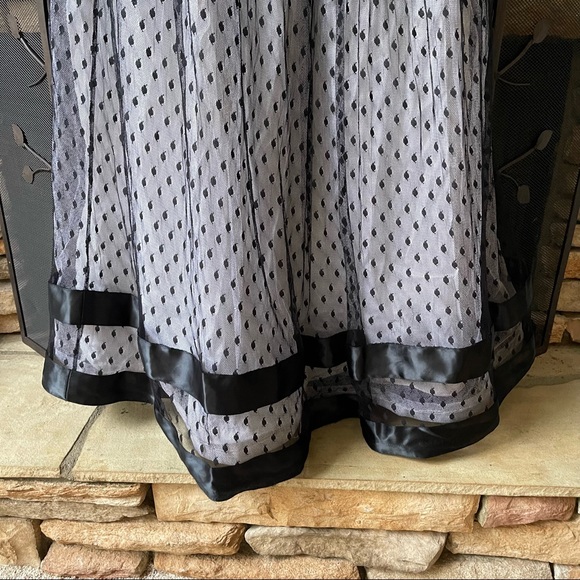 Vintage 50s style Bill Blass Evening dress strapless size 14 or large - Picture 9 of 15